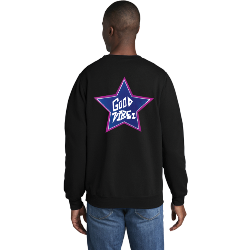 Hi-STANDARD SOUL PUNK CREW SWEAT（NAVY） S Men's Half Zip Loopback
